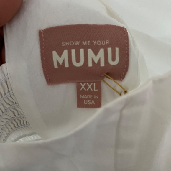 White Mini Dress - Mumu - Picture 4 of 6